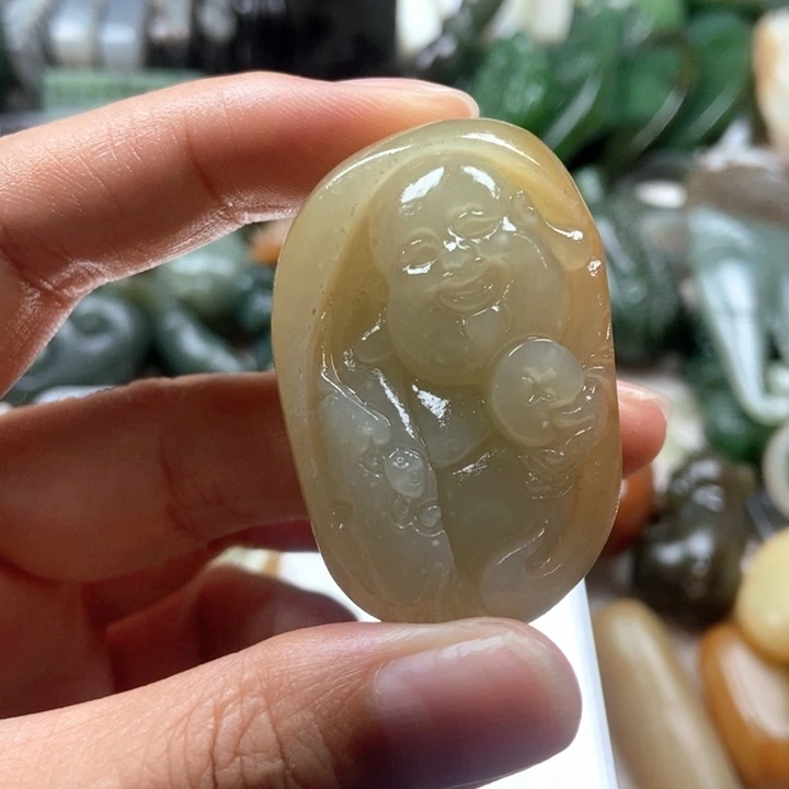 颈饰未镶嵌和田玉