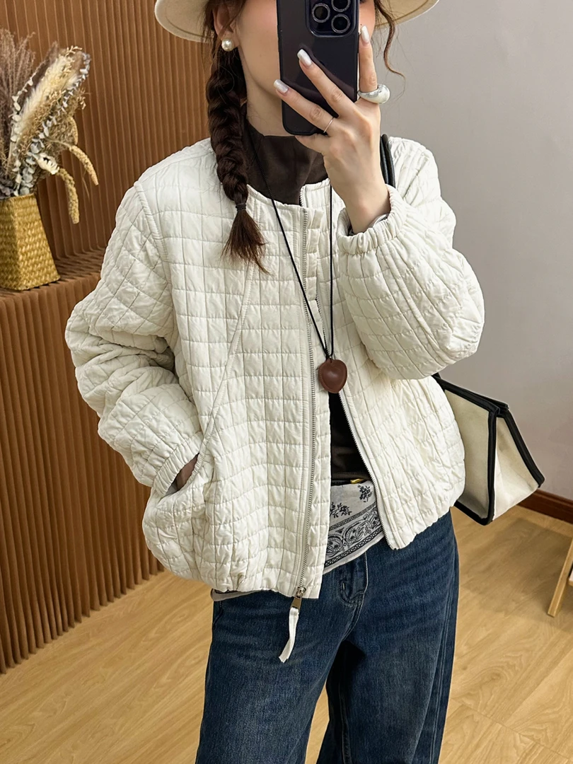 复古压格棒球服外套女欧洲站2025秋装新款欧货女装时尚洋气上衣潮
