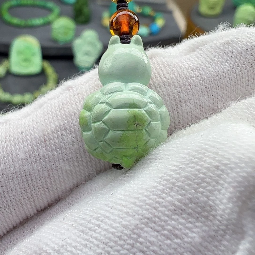 绿松石菜籽黄绿松石zZ未镶嵌