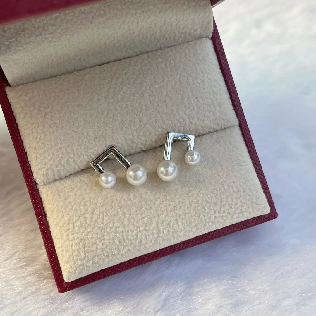 【你的kiwi仔】音符耳钉4-6mm