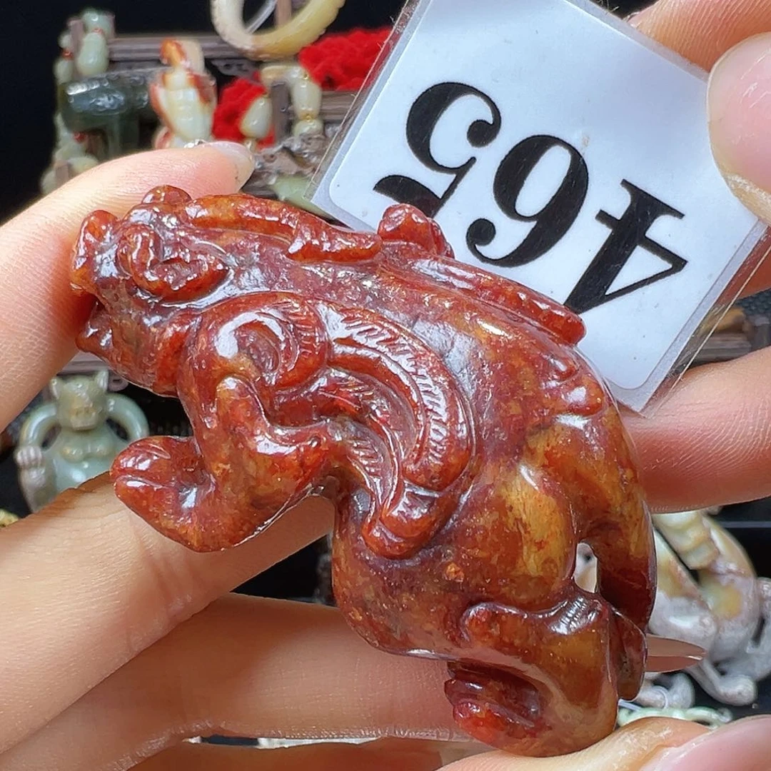 长***鬼和田玉未镶嵌挂件