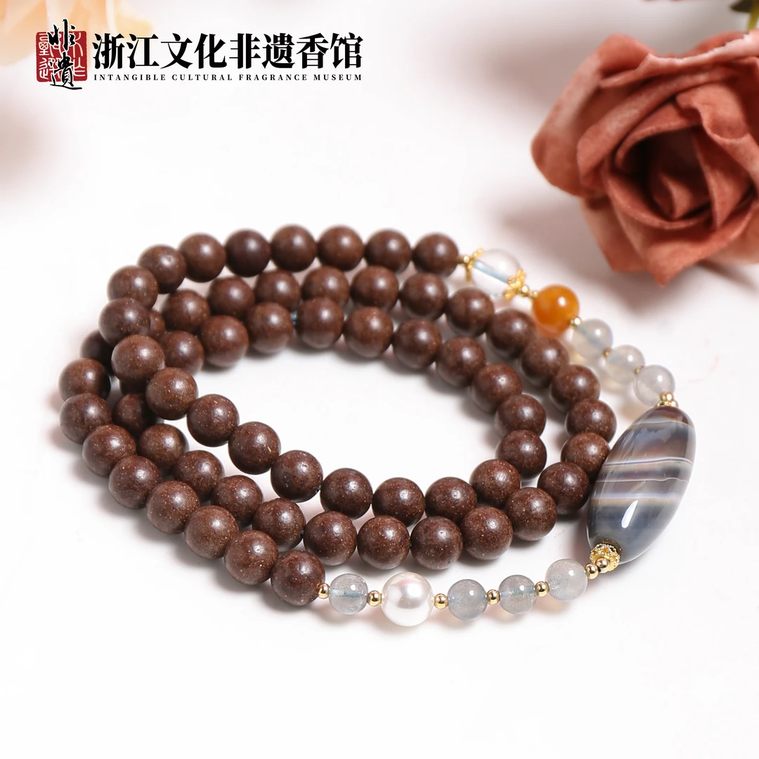 【非遗药香】药香珠  欧洲回流雪域珍品0.8 CX395