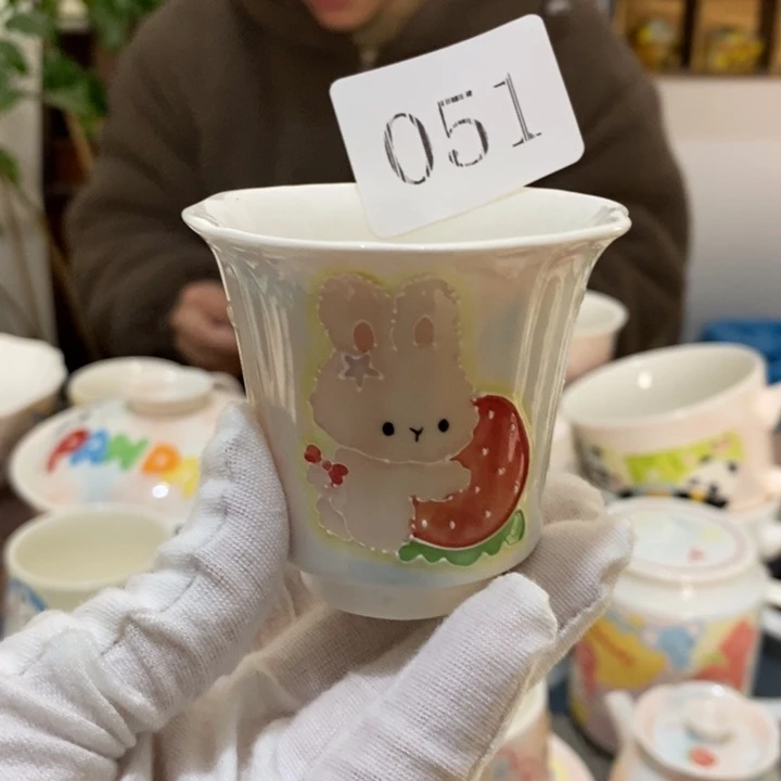 杯景德镇釉下彩手绘