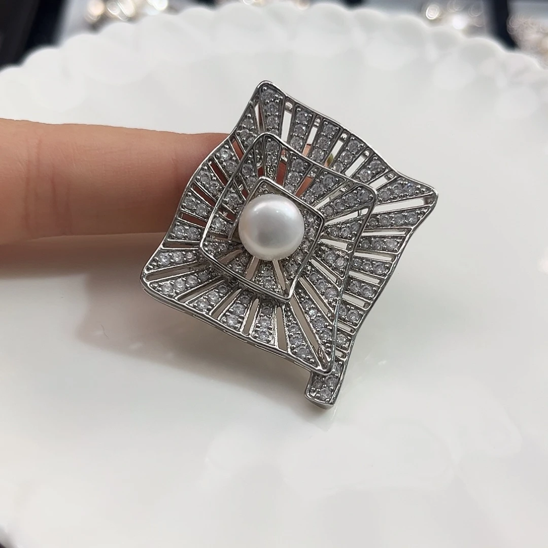 淡水珍珠未镶嵌新号开播福利珠宝公司正版胸针