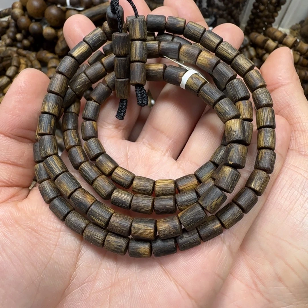 手串沉香沉水莺歌绿多样性发货一条卡6-22克