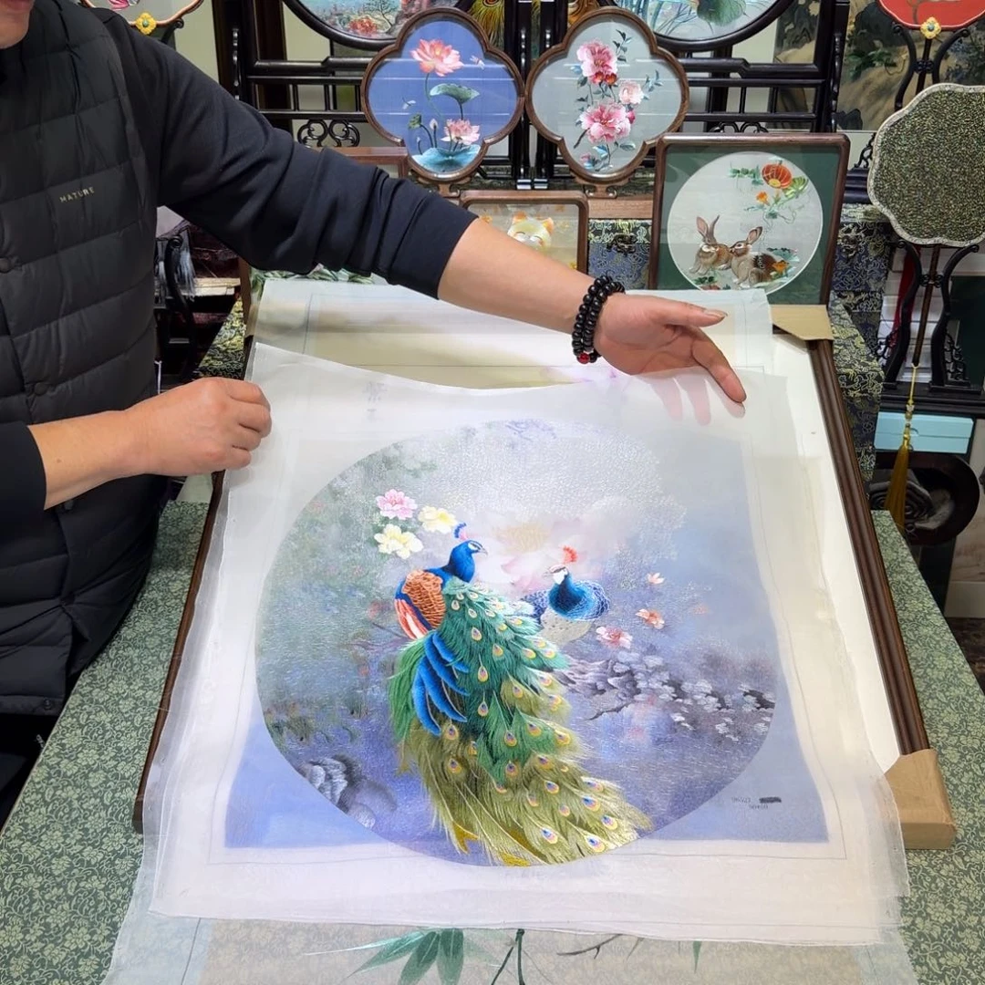刺绣手工苏绣工艺制作技艺精湛