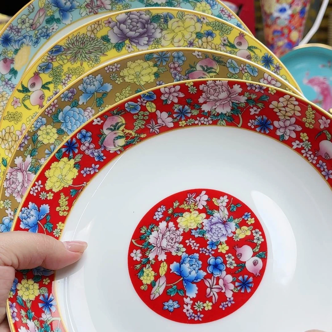 【闪购商品】珐琅8寸4个………………