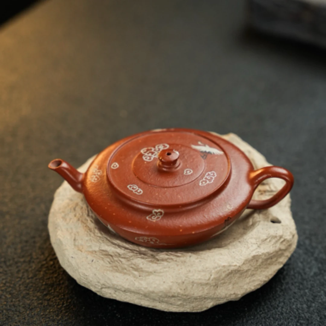 合盘·紫砂壶 小精品·110cc 朱泥料