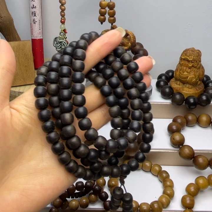 新***魂手串/手链檀香木开播福利0809老型多圈阴沉树心焦糖沉水