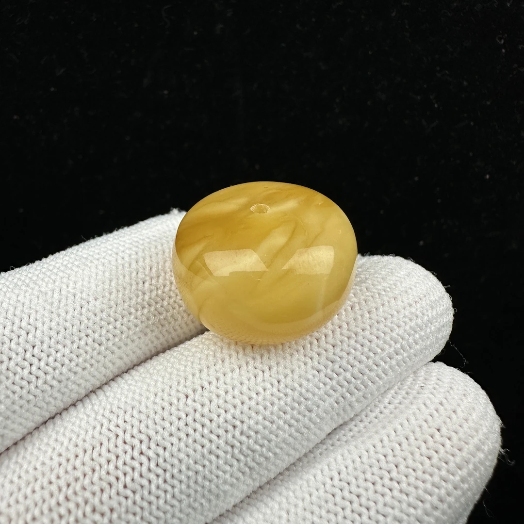 M4279天然蜜蜡扣子21×13.5mm支持复检 假一罚四