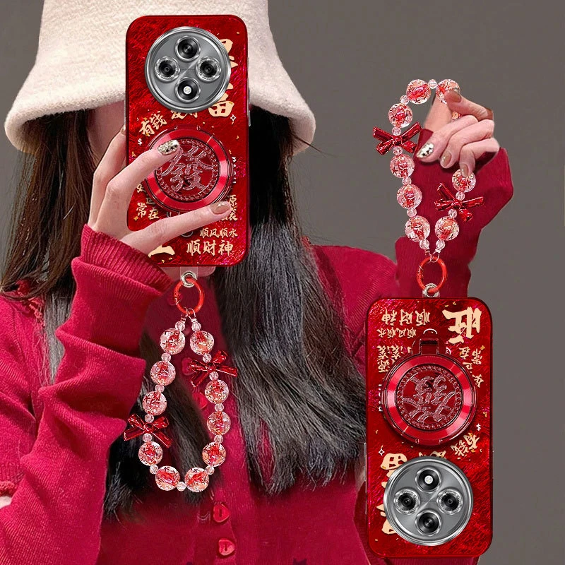 OPPOA3 5G手机壳PKA110带镜头膜防摔壳好运暴富全包保护套新年款