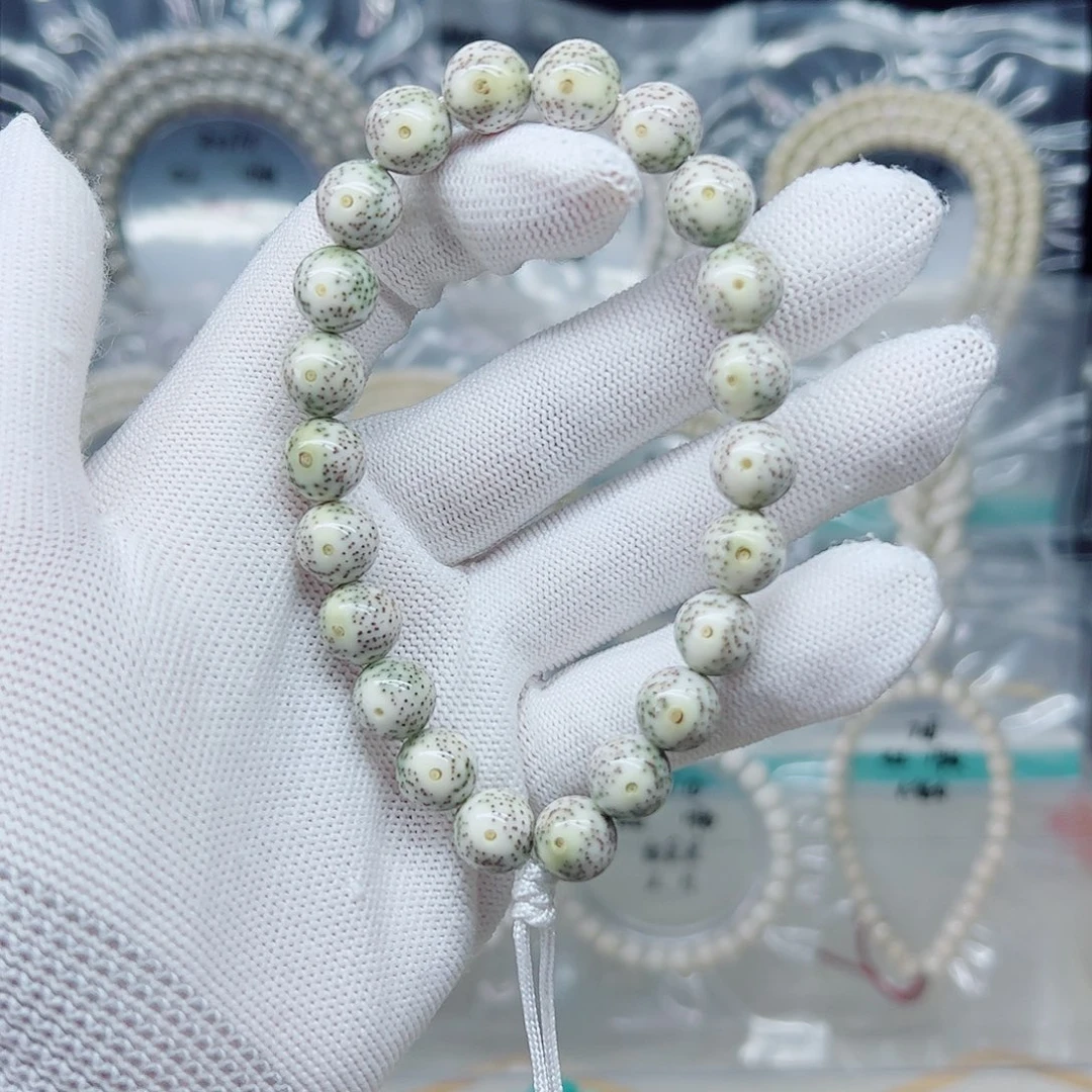 手串星月菩提石玉10圆手持星点细