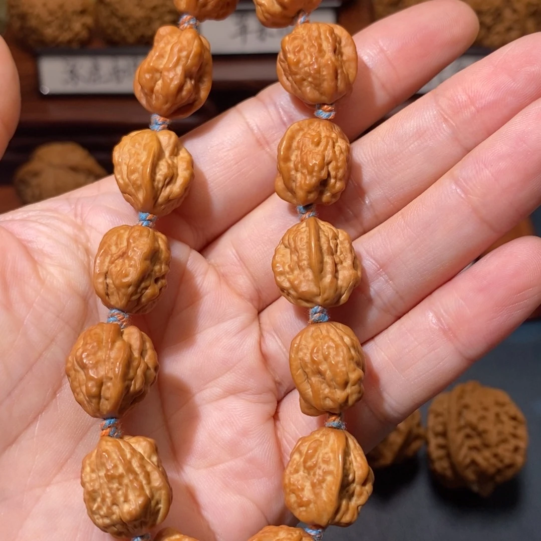 猴头核桃吊坠蛤蟆串15