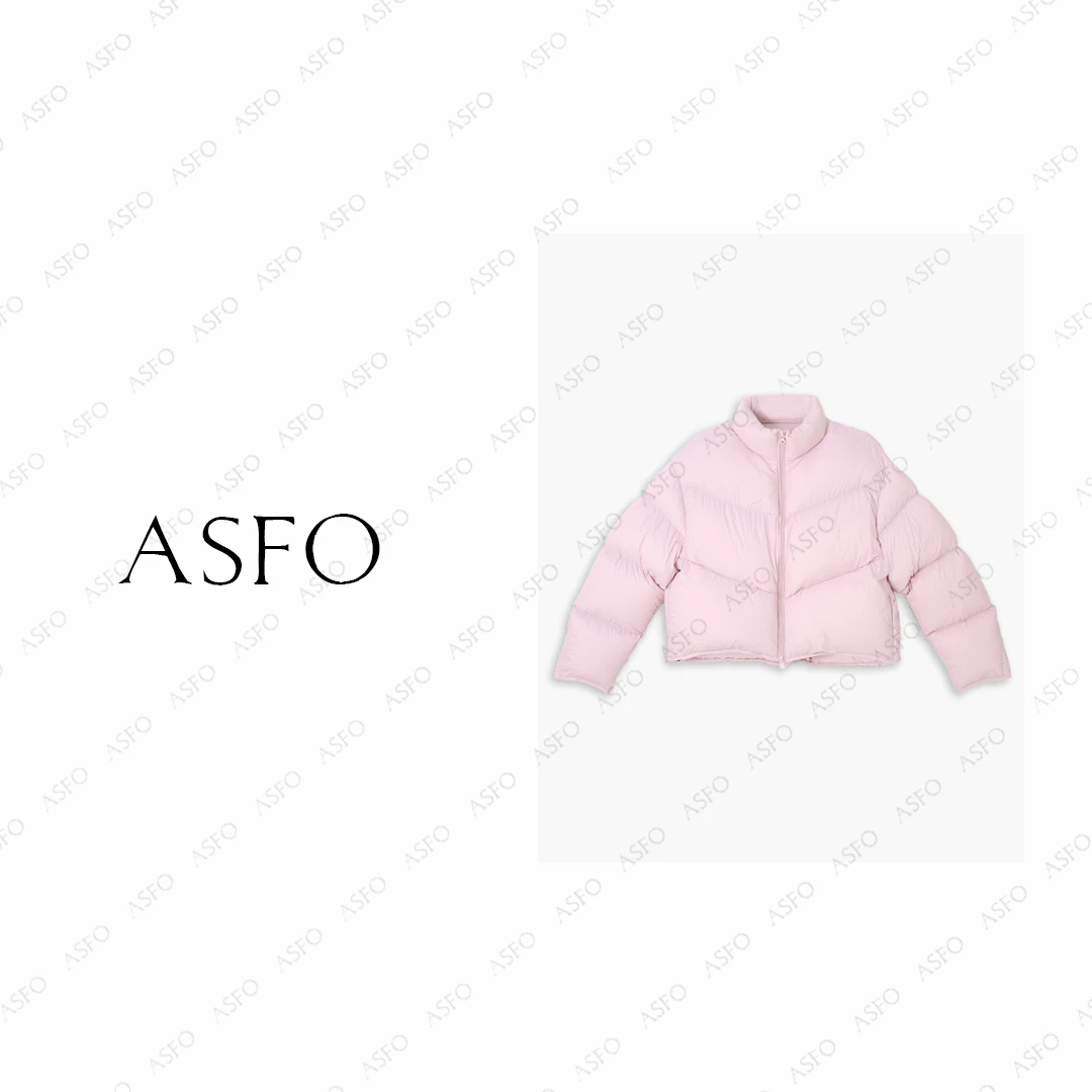 【AS小乐芙】25新高密无胆超轻保暖立领短款鹅绒服AS25DYRF04948