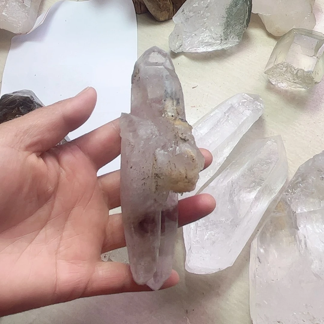 水晶天然水晶原石未镶嵌无*