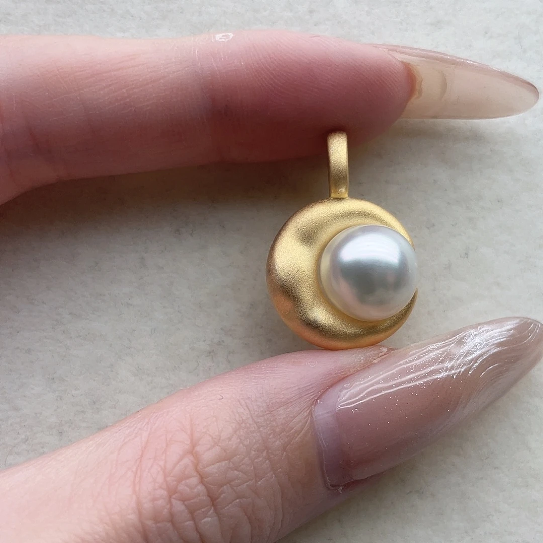 银S925镶嵌吊坠113海水珍珠