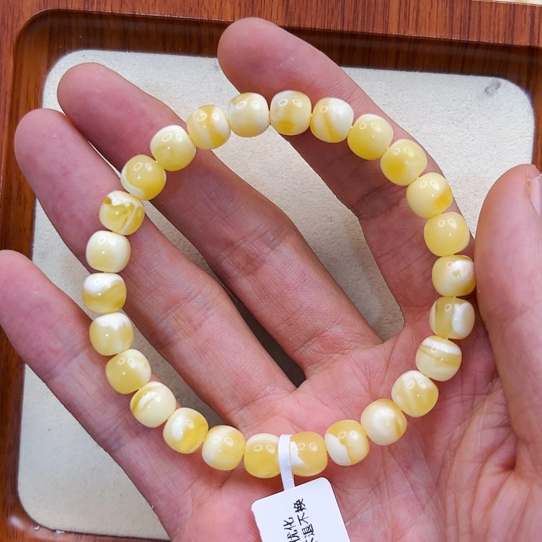 手链琥珀未镶嵌8mm老型手串
