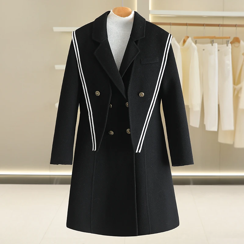 B3441-【25年卓家秋冬新款】时尚百搭毛呢外套#ZJW58B043