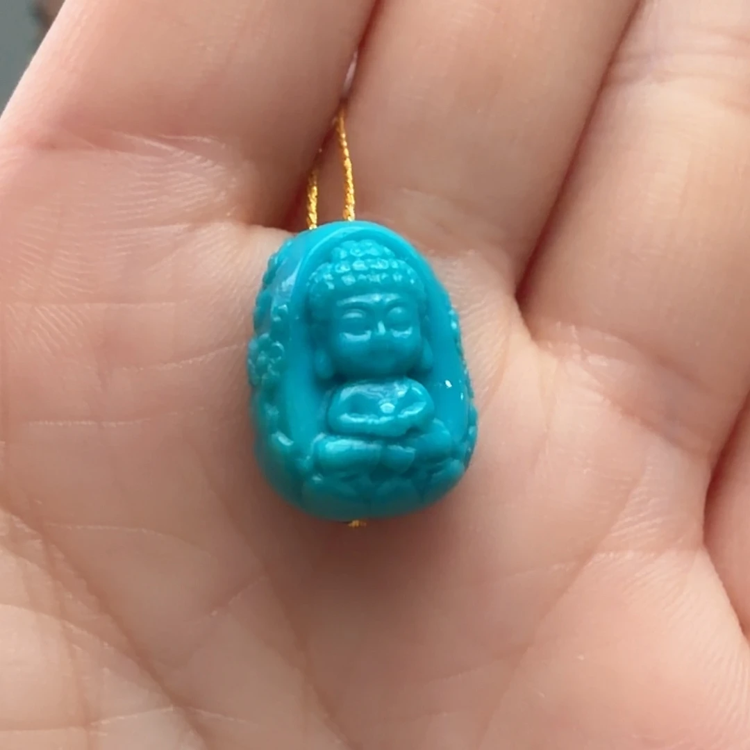 绿松石未镶嵌颈饰