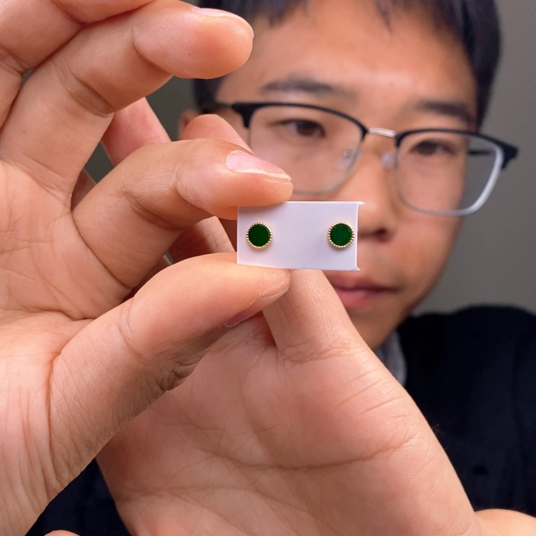 颈饰银S925镶嵌翡翠