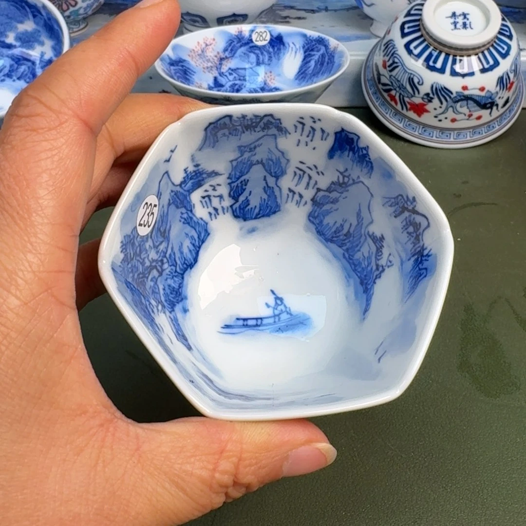陶景德镇纯手绘茶具圆圆235