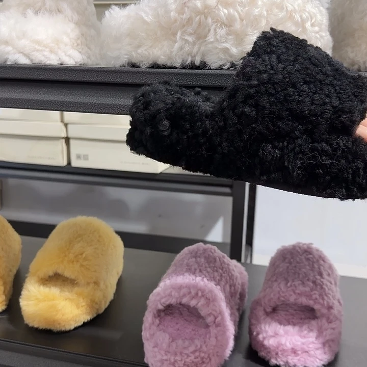 套趾款38黑色卷毛包脚六厘米