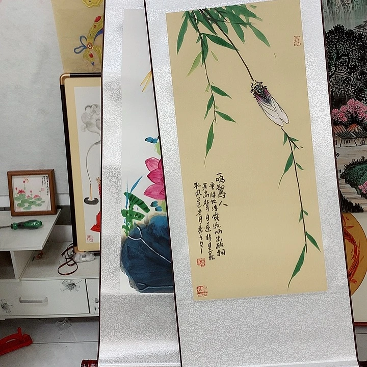 国画发*荷花，蝉1111111112