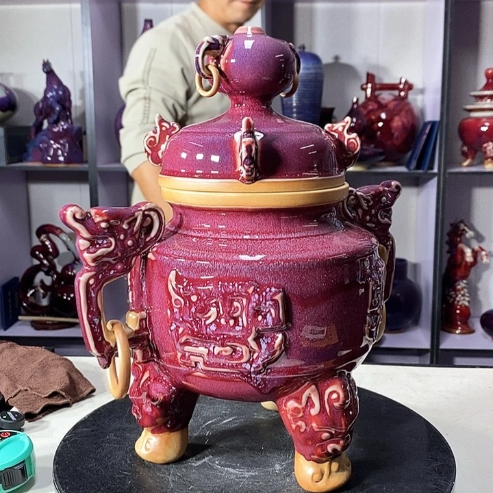 瓷片中国神垕精品钧瓷
