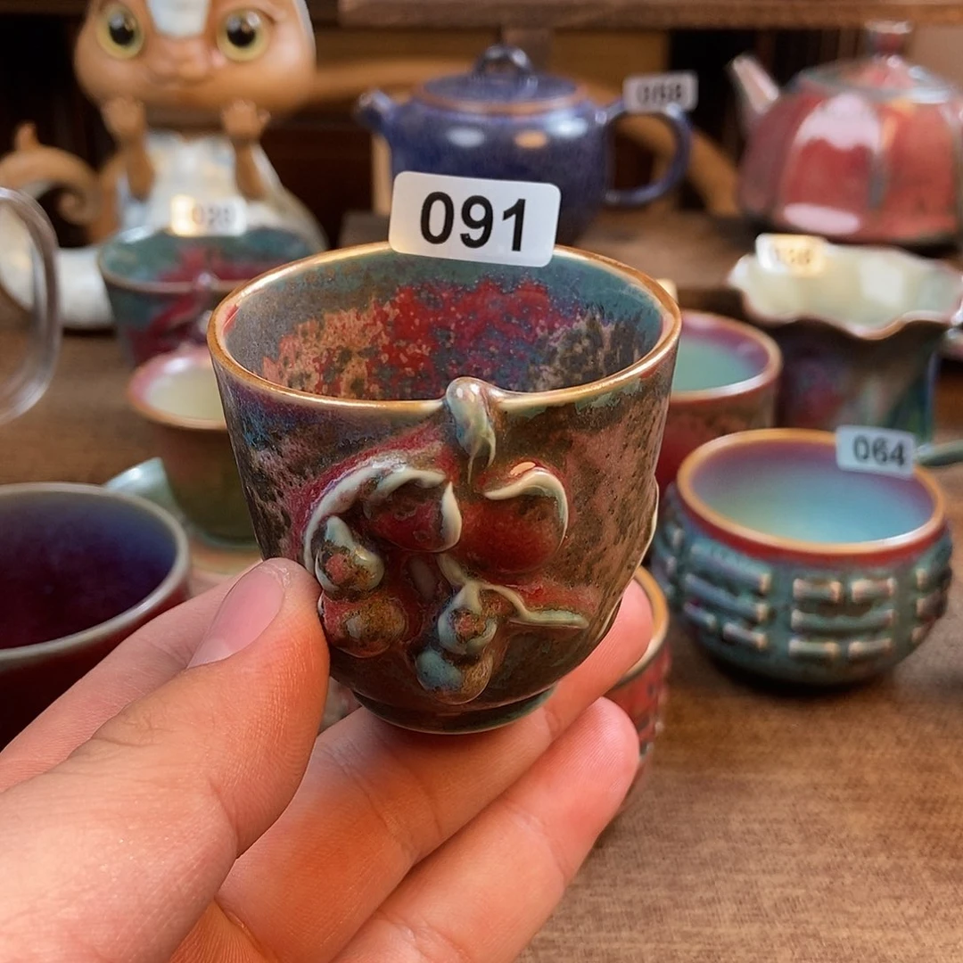 瓷片钧瓷摆件摆件摆件