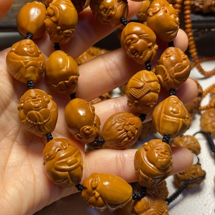 【闪购商品】橄榄核手串/手链财神手持
