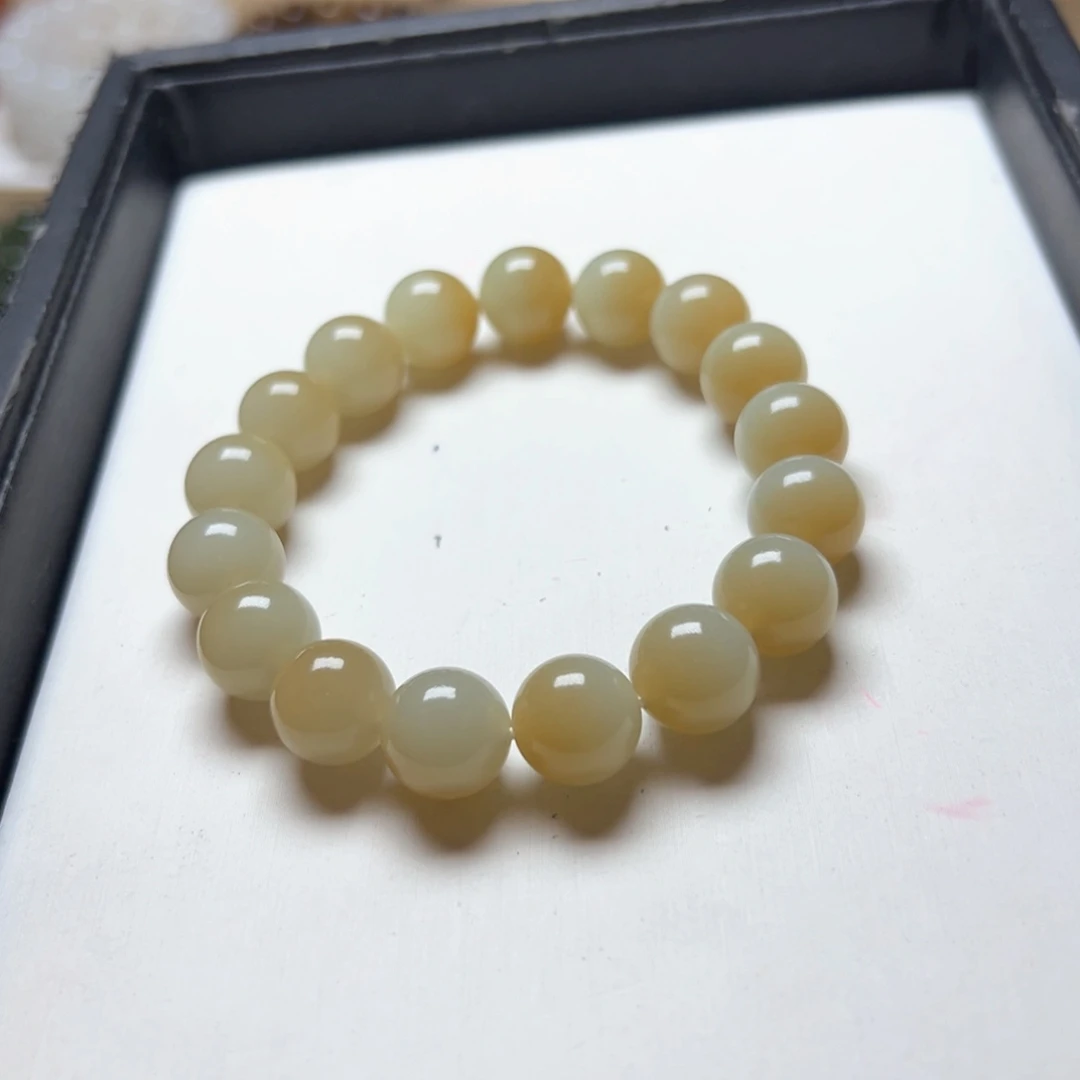 和田玉手链未镶嵌观*觉