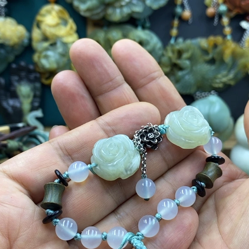 【闪购商品】未镶嵌岫玉手牌