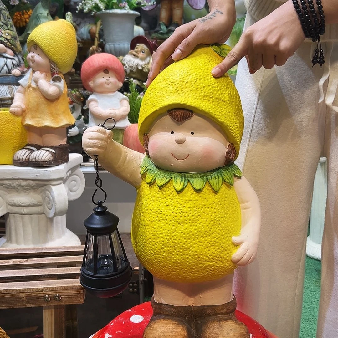 花园摆件红红火火