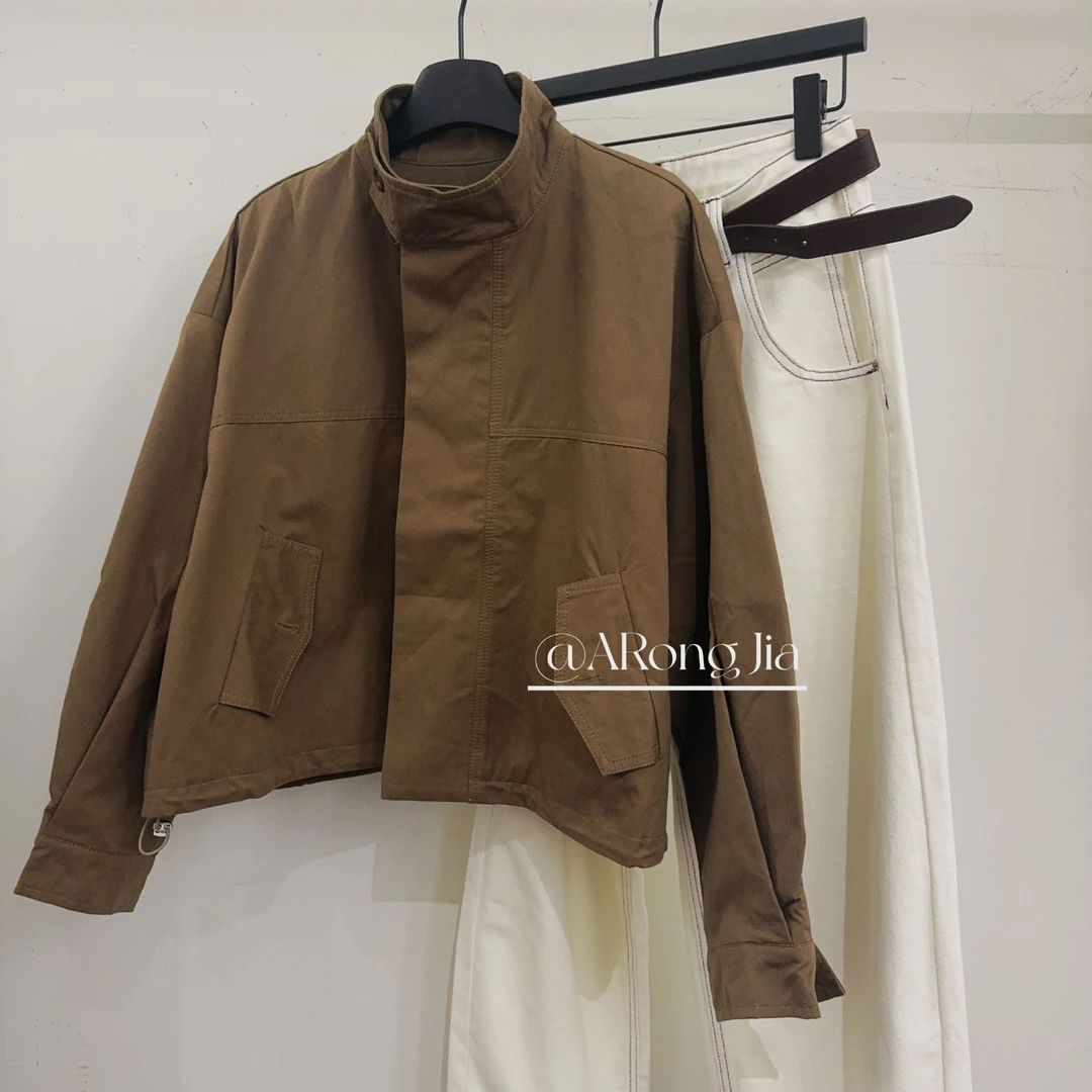 【ARONG阿荣家】风衣10189-咖啡色-F