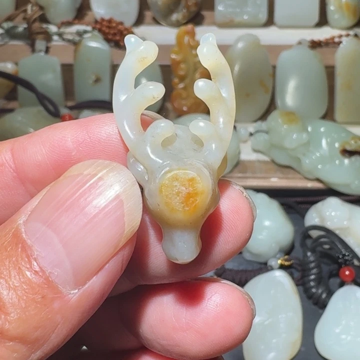 吊坠(不含链)未镶嵌和田玉