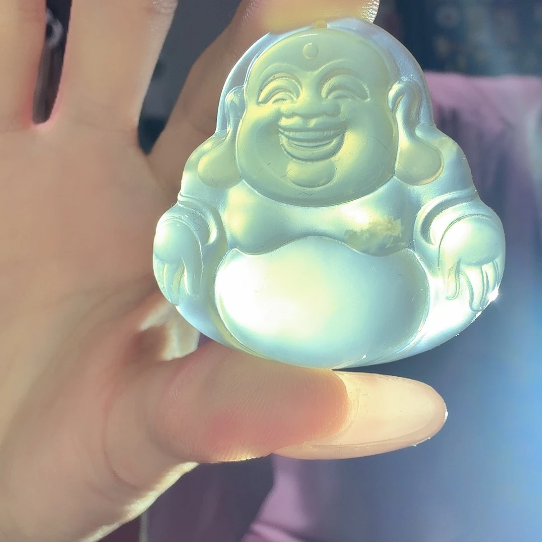 岫玉未镶嵌佛公手工