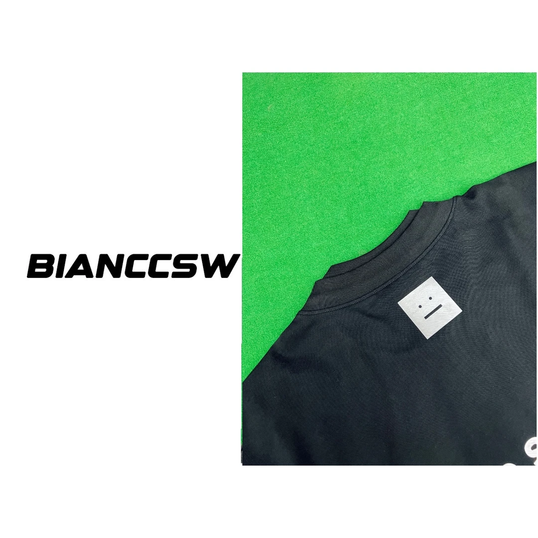 【笑脸】夏季高品质重磅做旧短袖T恤男女同款