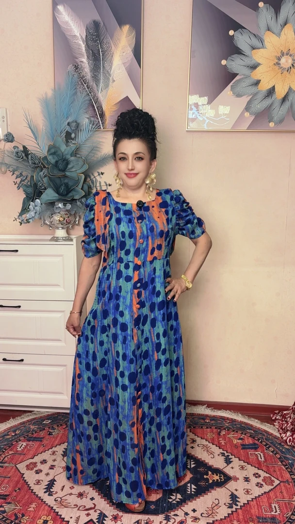 夏季网红碎花显瘦气质百搭法式长款优雅女士连衣裙