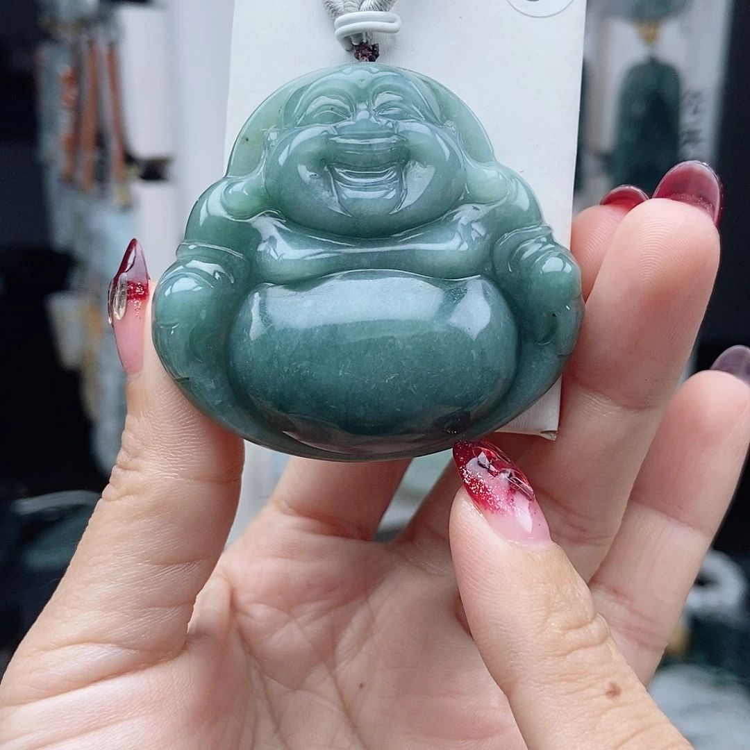 翡翠颈饰14K金镶嵌翡翠