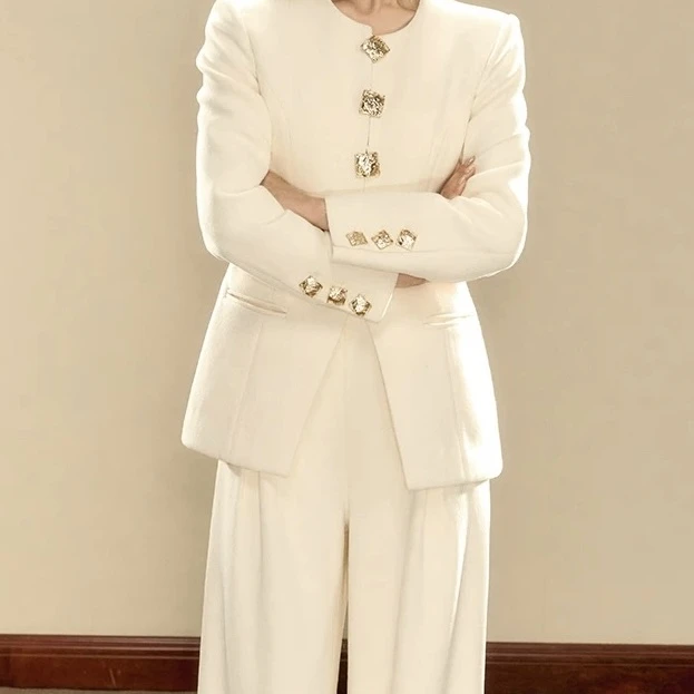 【646】雪孤品时尚气质百搭西装设计师轻奢（无需备注）休闲