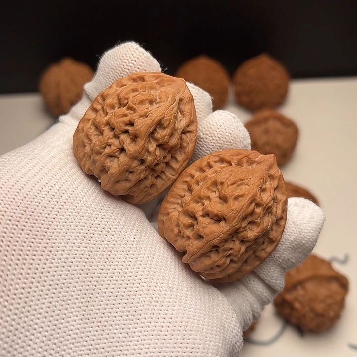 把件文玩核桃佛肚34全品