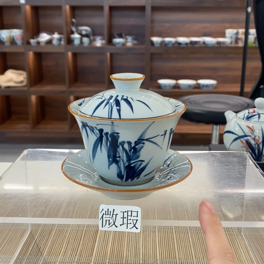 釉下彩手工绘制手工绘制