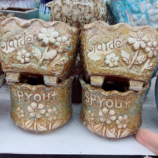 多肉绿植陶瓷花盆