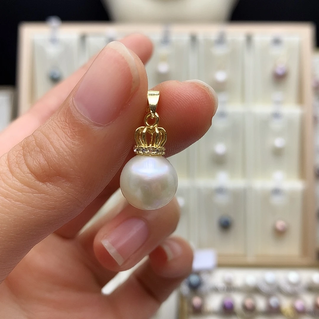 颈饰合金淡水珍珠