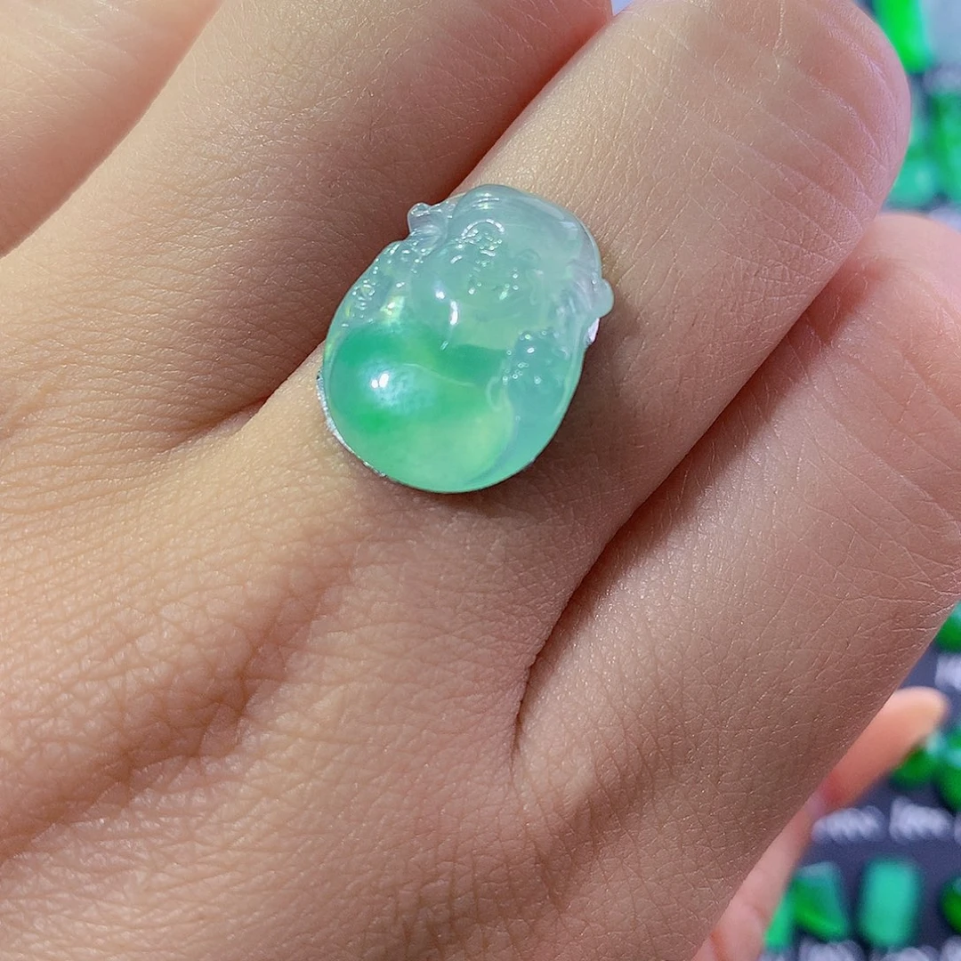 翡翠未镶嵌颈饰纯天然翡翠a货