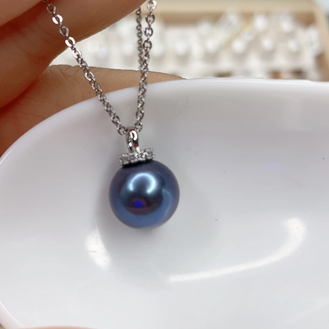 淡水珍珠未镶嵌吊坠(赠链)