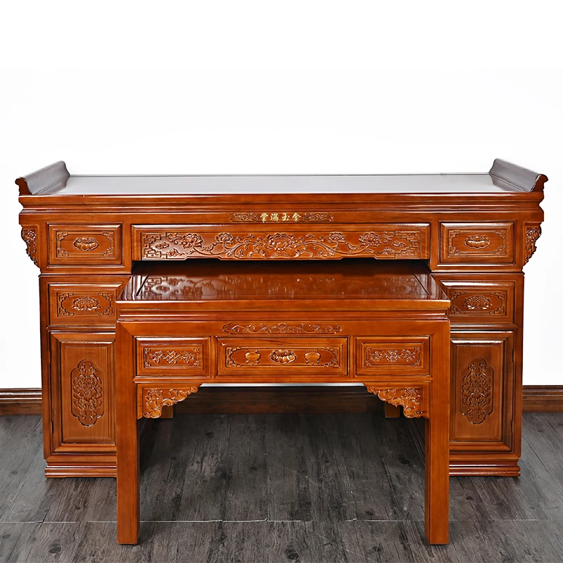 梵泽福实木金玉满堂方桌桌子客厅