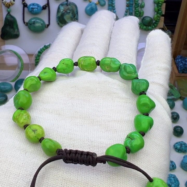 菜籽绿随行手串7.5mm兰