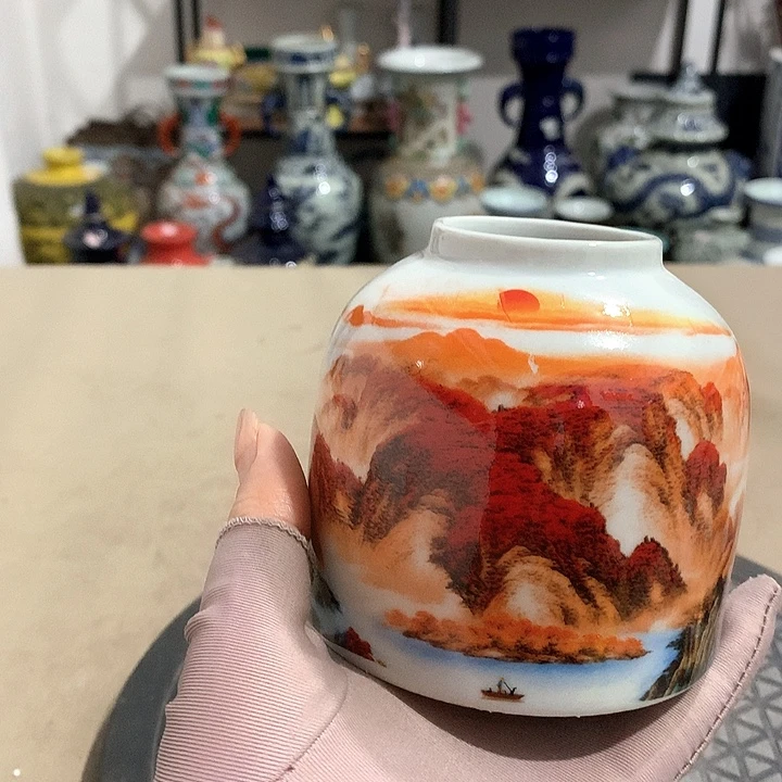 陶摆件博古架陶瓷摆件