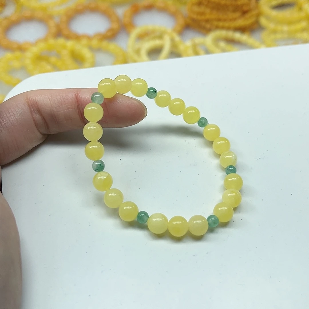 蜜蜡未镶嵌手串蜜蜡手串